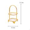 Cake Display Plate Serving Tray Luxury Stand Cupcake Holder for Anniversary Celebr Wedding