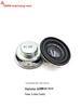 High Power 4 Ohm 3W & 5W Full Range Mini Speaker Horn (Sizes: 31/36/40/45/50/4040/5252)
