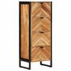 VidaXL Bathroom Cabinet, Toilet Cupboard with Drawers and Compartment, Storage Unit, Modern, Solid Wood 372746