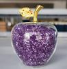 Apple Statue Glitter Glass Crystal Home Decor Christmas Eve Ornaments Gift Christmas Eve Ornaments Home Desktop Decoration 2025