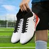 White Football Shoes Men Tf Professional Fast Grass Soccer Shoes Teenager Turf Outdoor Training Nonslip Women Soccer Sneakers