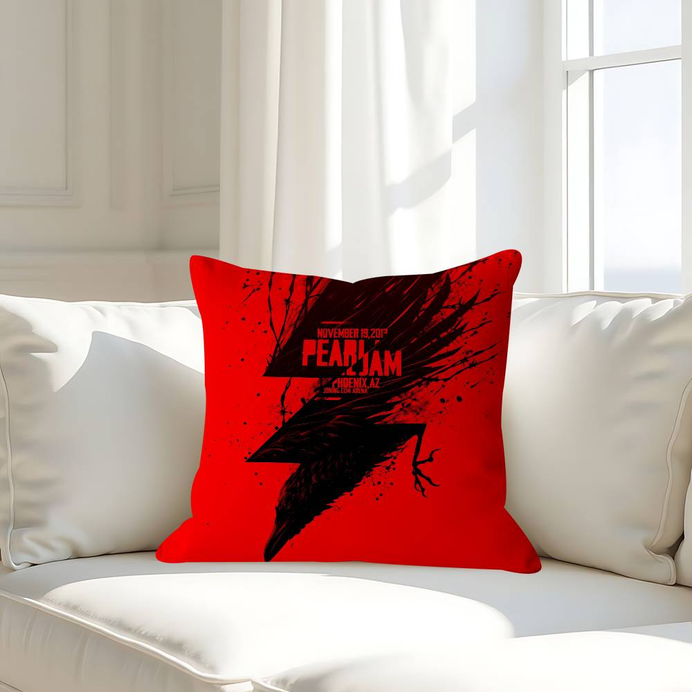 Banda Pearl Jam Rock Pillow Anime Pillow Sofa Bed Head Pillow Cover Cushion Cover 45x45 Cm Fashion