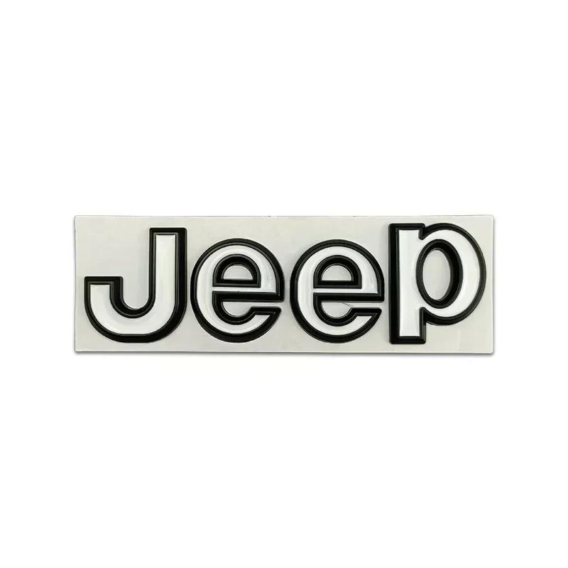 For Jeep Metal Car Styling Hood Trunk Badge Mark for JEEP Wrangler Grand Cherokee Compass Renegade Patriot Rubicon Liberty J