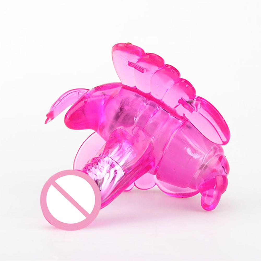 Tragbare tragbare weibliche Masturbationsvibratoren Schmetterlingsdildo-Vibratoren für Frauen Vaginalmassage G-Punkt-Stimulation Sexspielzeug