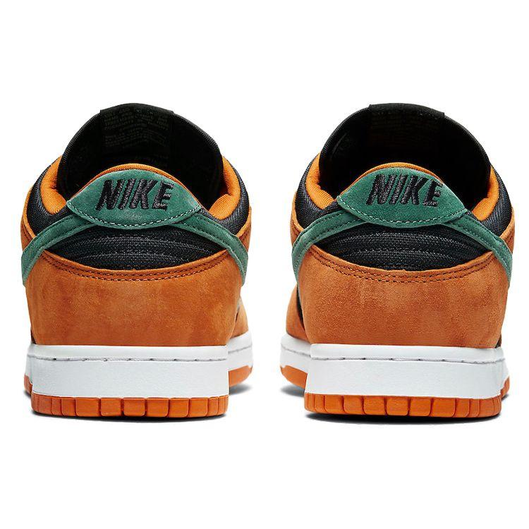 Nike Dunk Low SP Retro Ceramic 2020 Unisex Sneakers Orange Black Nori DA1469-001
