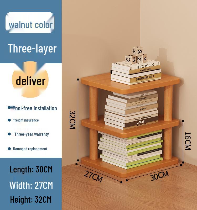 Curved Edge Desktop Monitor Riser Stand with Storage