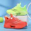 Nowe pomarańczowe buty sportowe dla dzieci z oddychającej siateczki dla chłopca Gruba podeszwa amortyzująca Buty do biegania Trenerki dziecięce tenis infantil
