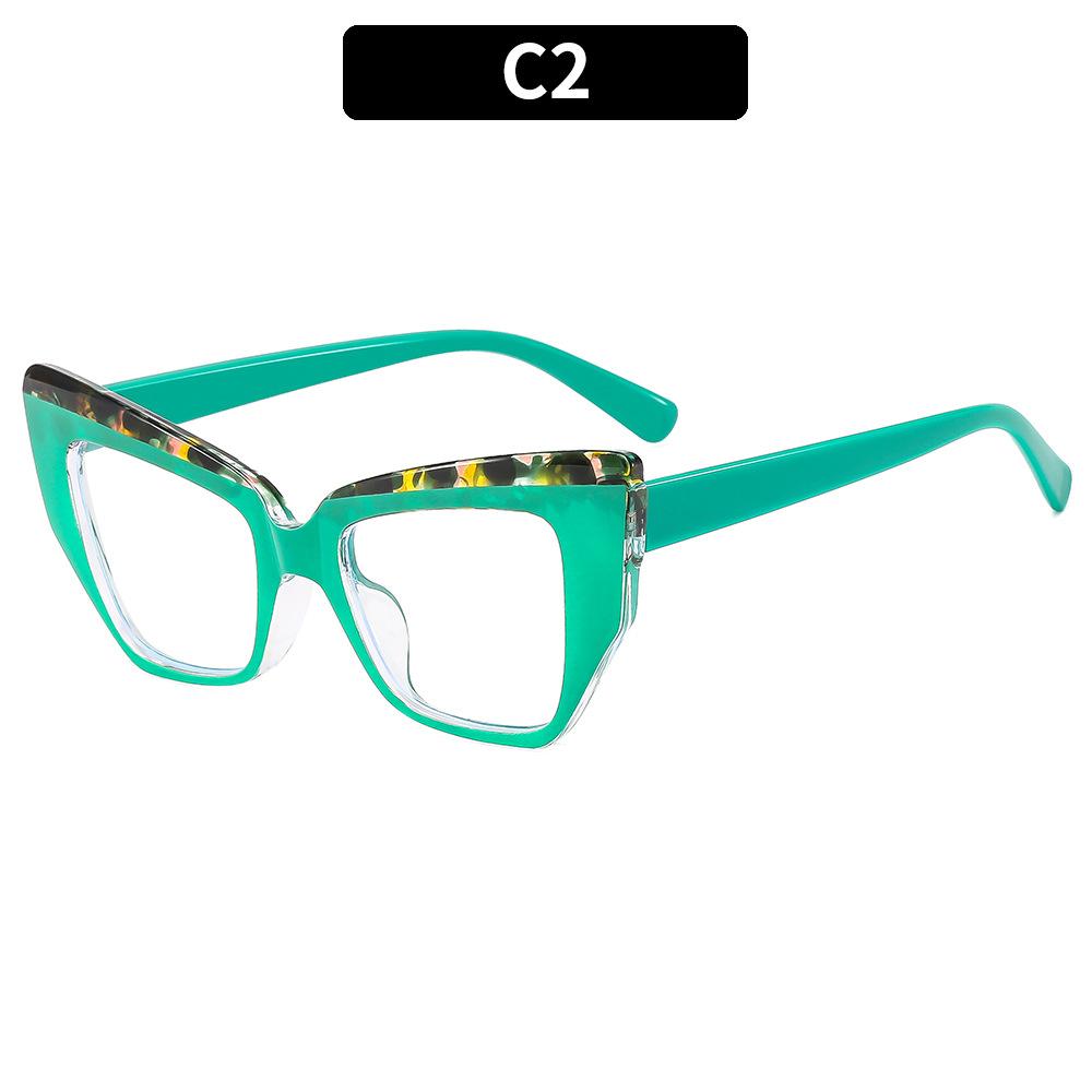 

Дизайн бренда Модные очки «кошачий глаз» с очень большой оправой Фотохромизм Рецептурные очки для чтения Женские Очки для дальнозоркости с защитой от синего света +6.0