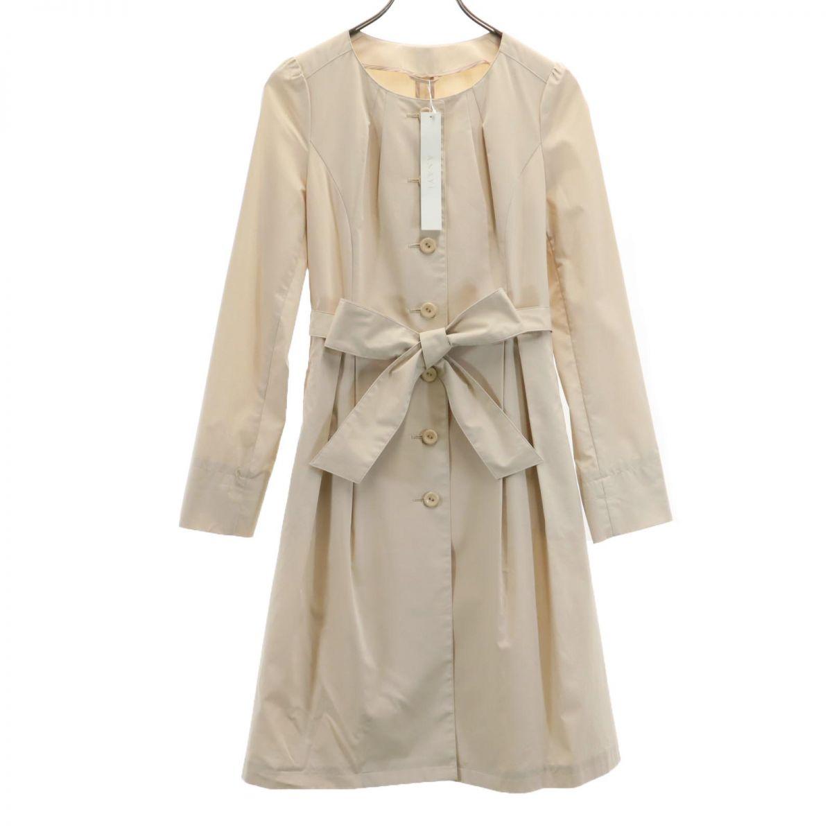 

неиспользованное ANAYI сделано в Японии Длинный рукав Длинное платье 38 Бежевый Женский Б/У