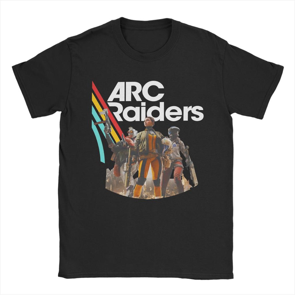 Herren Damen Arc Raiders Videospiele Shirt Baumwolle Grafik T-Shirts Oberbekleidung