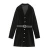 Fashion Style Winter New Women's Clothing Stylish Silm Velvet Shirt Style Dress 2026617 800
