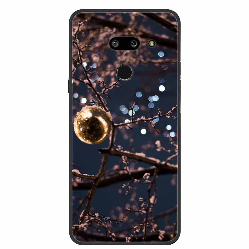 Für LG G8 G8S ThinQ Schwarze Hüllen Weiche Silikon TPU Handyhüllen Für G 8 S 8S ThinQ Luxus Rückabdeckung Funda Cartoon Schale Para Capa