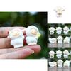 6pcs Cute Cartoon Sheep Handheld Fruit Model Ornament Set For Kids And Collectors