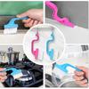Multifunction Car Air Vent Cleaner Mini Double-end Micro Fiber Vent Duster Removable Cloth Cover Portable Cleanup Brush For Car