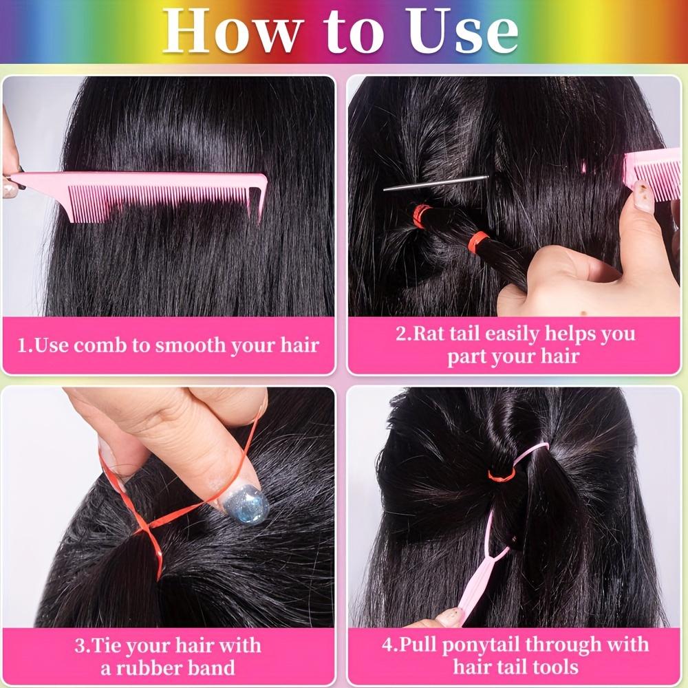 high quality2000 Elastic Hair Rubber Bands, 24 Colors ' Headbands, Elastic Bands with Hair Ties for