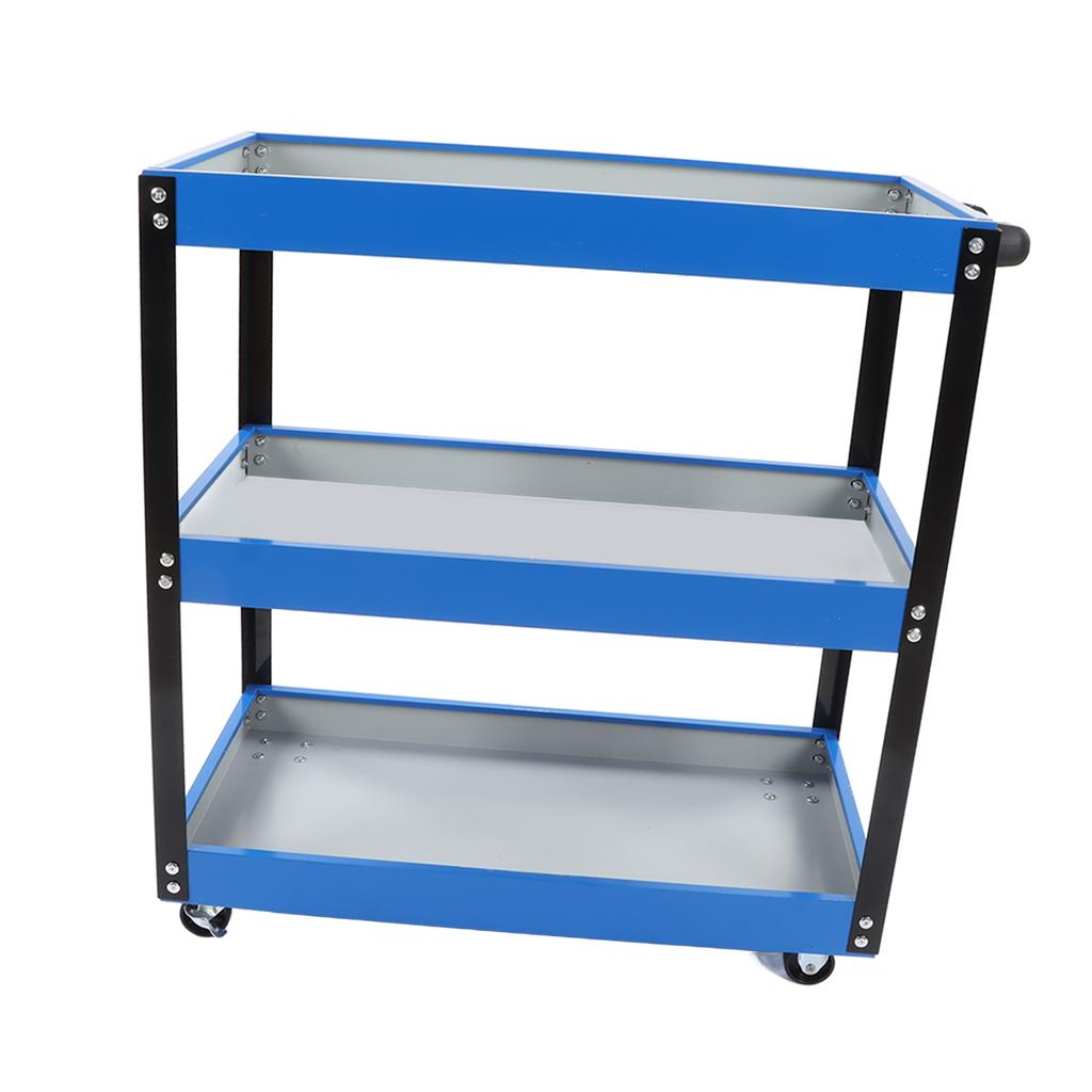 3 Tier Tool Trolley 110 LBs Load Capacity Heavy Duty Service Utility Cart for Warehouse Garage