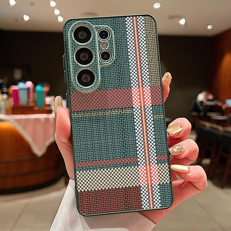 

Luxury Cloth Texture Case For Samsung S26 Edge S25 FE S24 Plus S23 S22 Ultra A15 A16 A17 A35 A36 A37 A54 A55 A56 A57 5G Magnetic Hybrid Matte Cover Samsung S24 FE