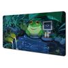 Vibrant Frog Anime Illustration Design Mouse Pad Desk Mat Gaming pad NonSlip Stitched Edge pc accessories Computer mousepads