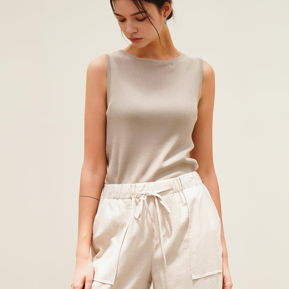 Acud Summer Wool Sleeveless Knit_Beige Beige/Free