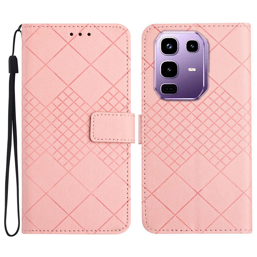 For Infinix Note 50x 5G Case Wallet Imprint PU Leather Flip Folio Phone Cover