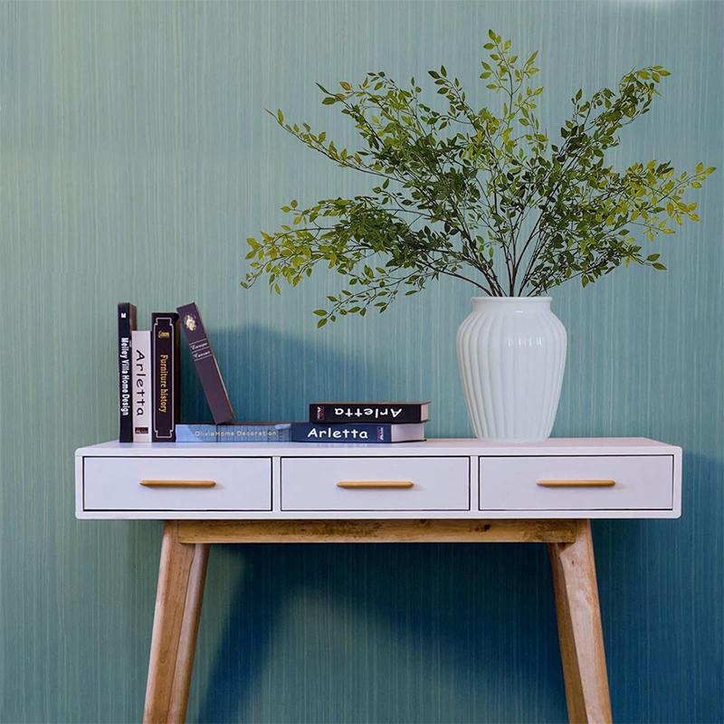 Artificial Green Plant 43.3 Inch Fake Eucalyptus Leaf Flower Arrangement Accessories Wedding Home Room Decoration Fake Plants