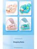 Sunshade Baby Inflatable Swim Seat with Raised Airbag and Anti-Rollover Design