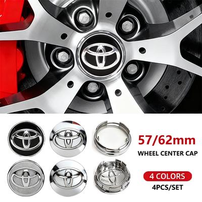 57/62MM Car Wheel Tire Rim Cover Center Hub Cap Decoration For Corolla Yaris Aygo Prius Camry Auris Avensis 4Runner GR 86