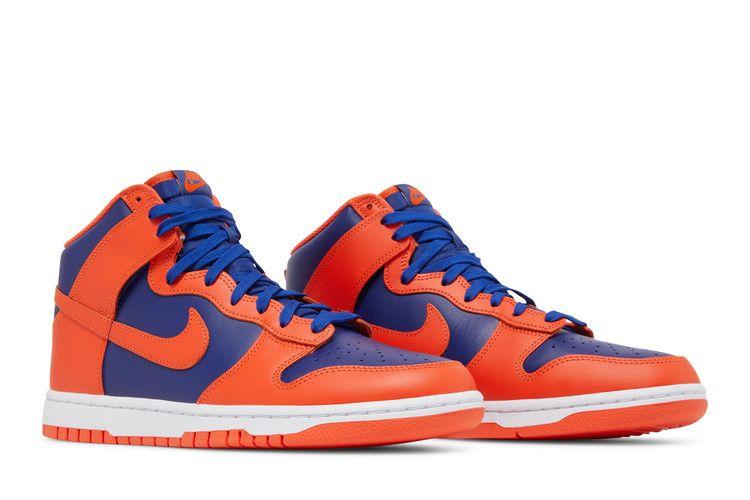 Men's Sneakers Nike Dunk High Knicks Orange/Deep Royal Blue/White/Orange