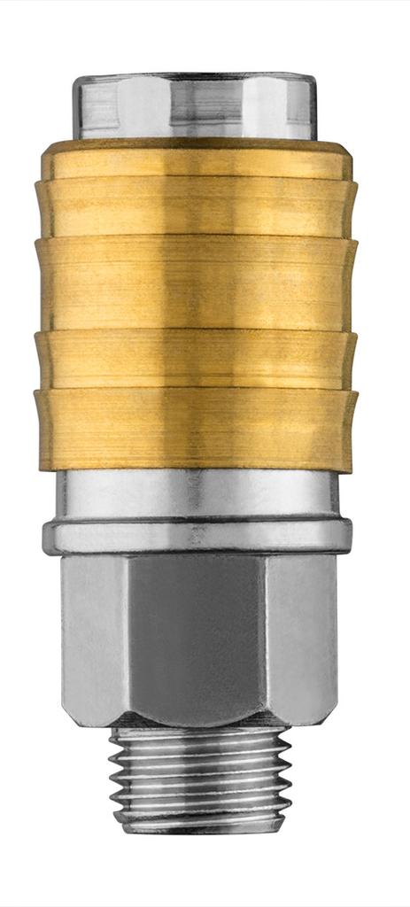 Quick connector for compressor with 1/4" external thread