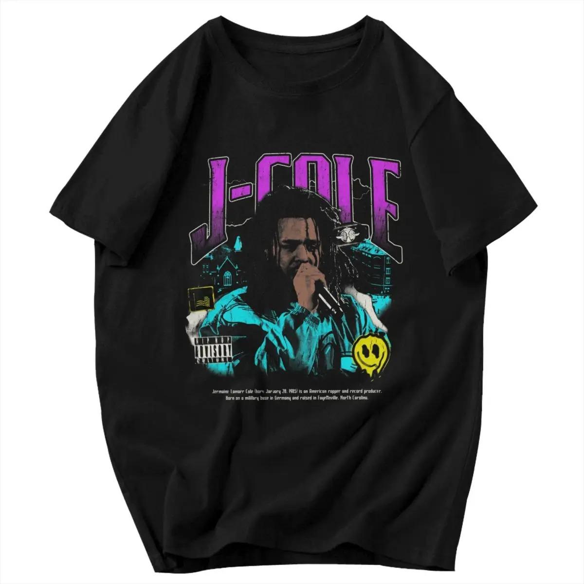 

2026 Summer Fashion Rapper J Cole Fun Cotton Y2K Graphic Quality Unisex Clothes T Shirts Hip Hop Streetwear Oversized Tshirt S