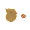 Soviet Rice Ear Star Brooch: Unisex Party Emblem Medal Pin