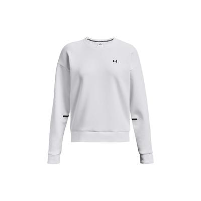 Einfarbig Rundhals Lässiges Langarm-Sweatshirt Damen Sweatshirt Weiß 1379835-100