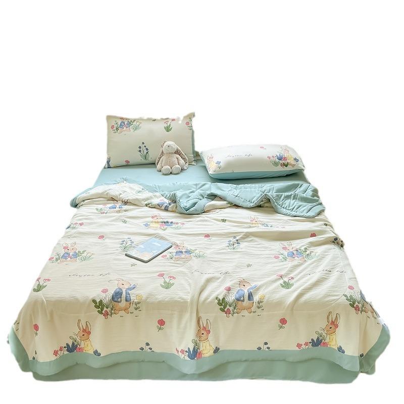 A-class Mother Baby Grade Soft and Sticky Cloud Cotton Summer Quilt, Air Conditioning Single Double Cool Quilt