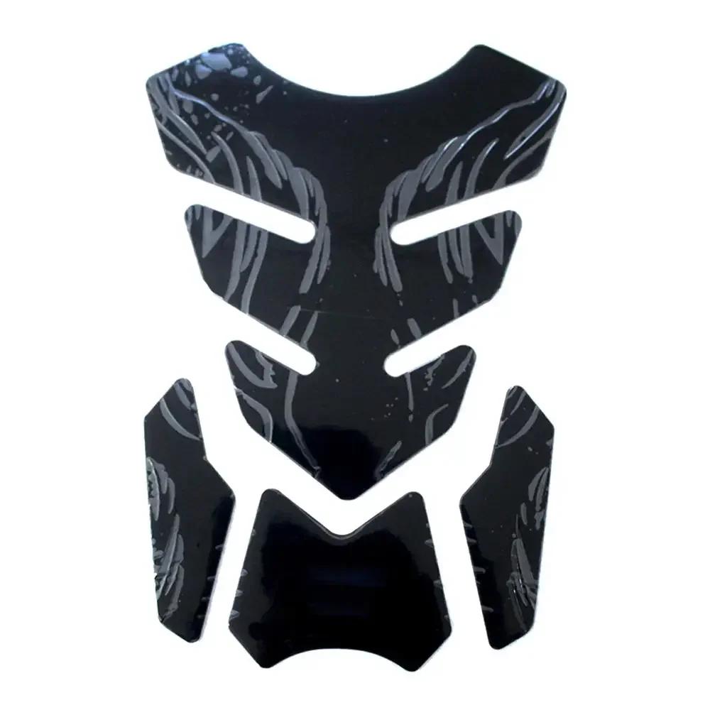 

Новая наклейка на бак мотоцикла Fishbone 3D наклейки на бак Защитная крышка для масла и газа Украшение Пламя Аксессуары для мотоциклов чёрный