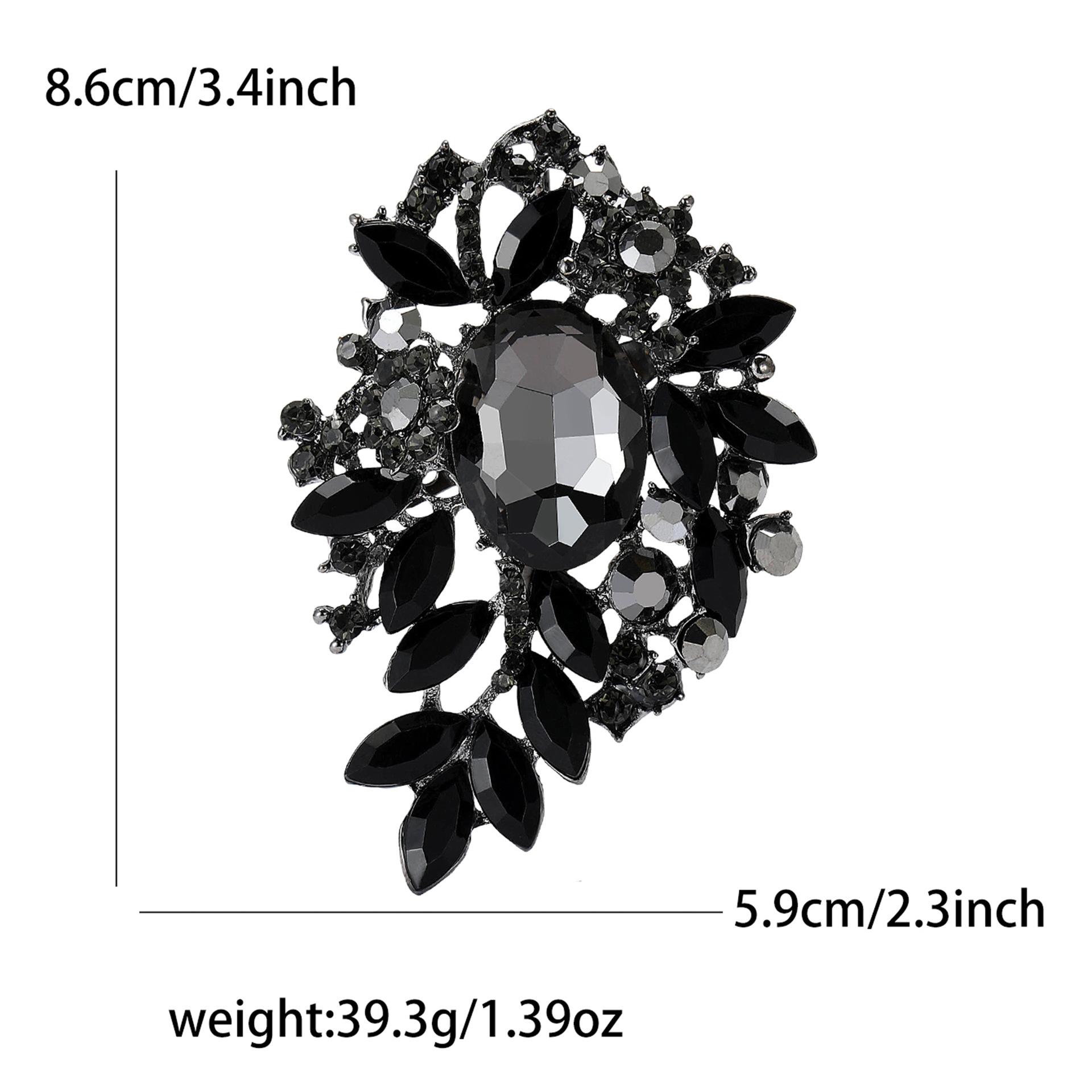 

Модная креативная брошь из сплава со стразами Zhongha Glass, изысканная и универсальная женская одежда, корсаж, ювелирные изделия, булавка