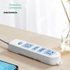 BULL 4-Outlet 1.8m Power Strip with Master Switch and Child Safety CN Plug (adapter Included)