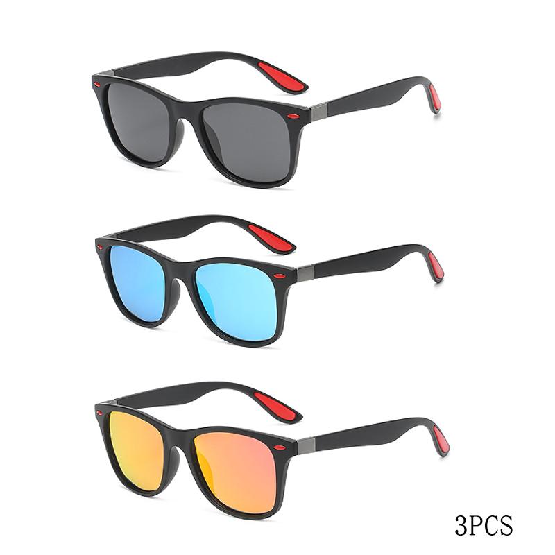 High Performance Fashion Classic Men And Women Square Sunglasses Anti Glare Goggles Travel Fishing Riding Eyeglasses Uv400
