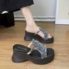 New Style Thick-soled Slippers for Women, Anti-slip and Versatile, Platform Shoes