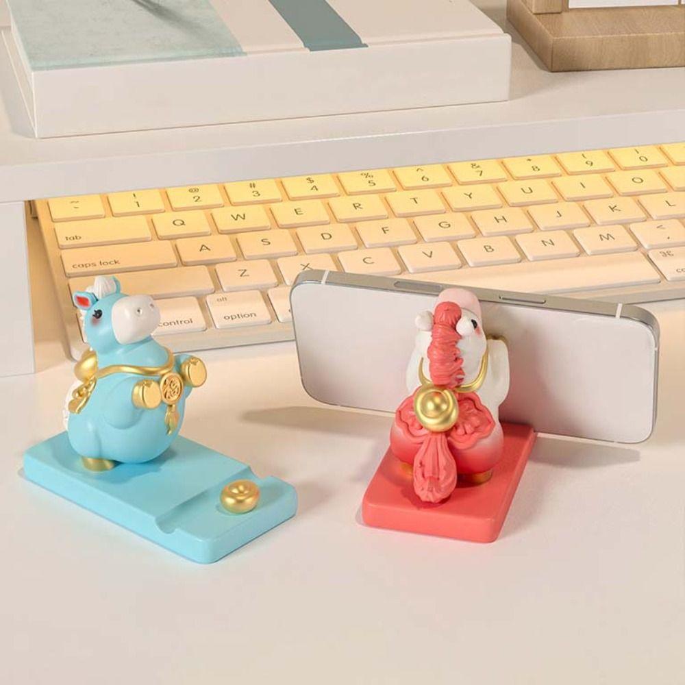 Horse Mascot Mobile Phone Stand Pony Shape Cell Phone Bracket  Phone Accessories