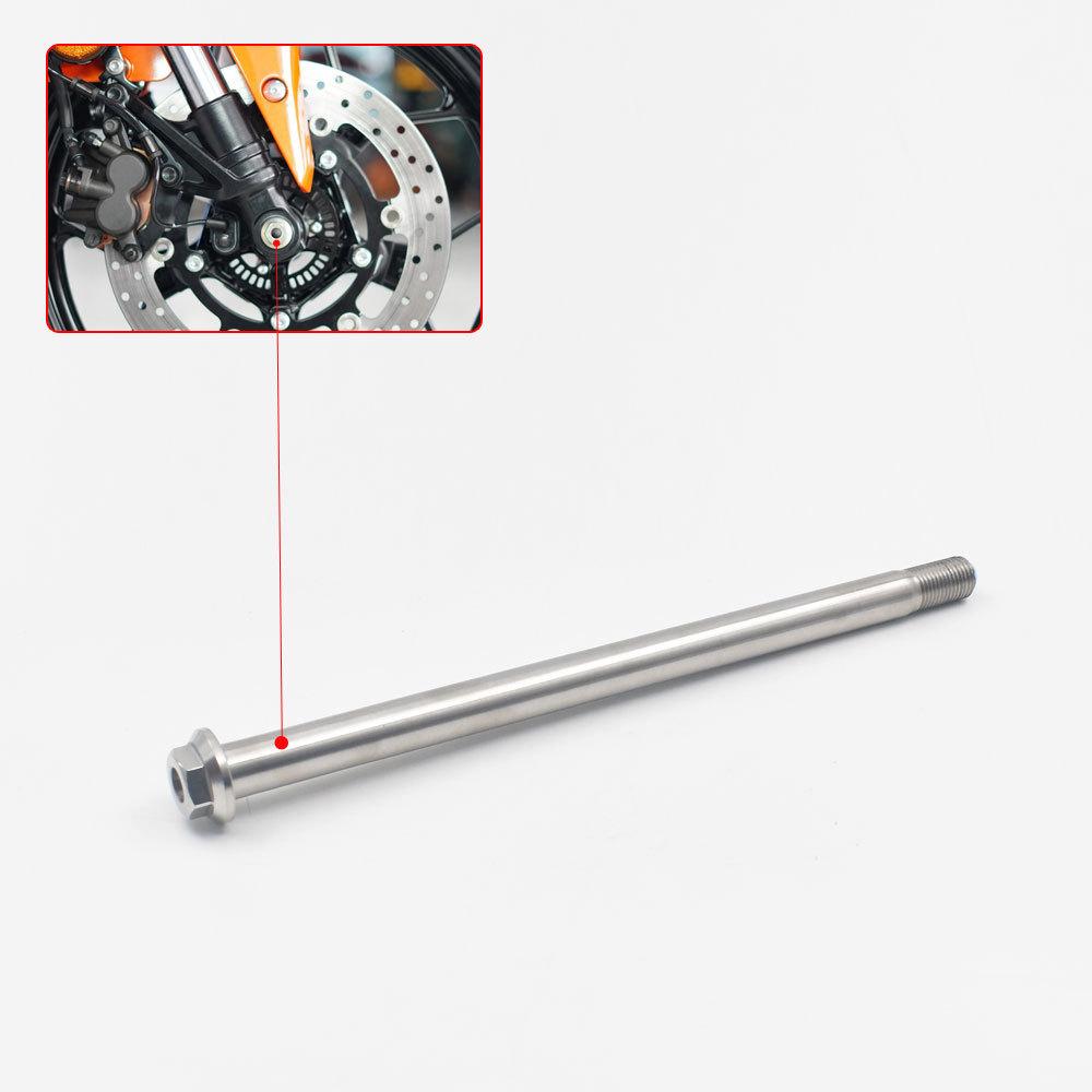 Motorcycle Front Wheel Axle for Yamaha YZF-R3 / R3 / MT-03 Front Wheel Rim Middle Axle Replacement Spare Parts