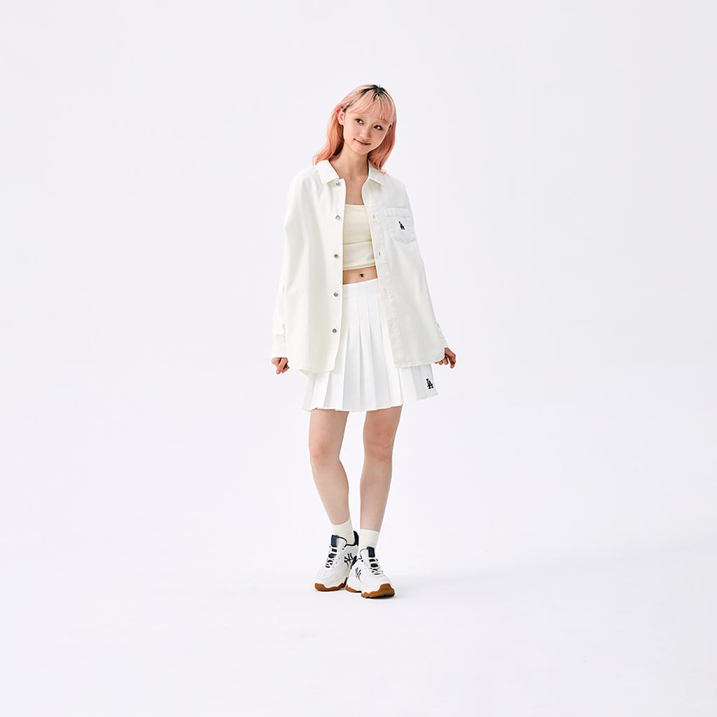 New MLB Los Angeles Dodgers Shirt Unisex Cream 3ADRV0151-07CRS