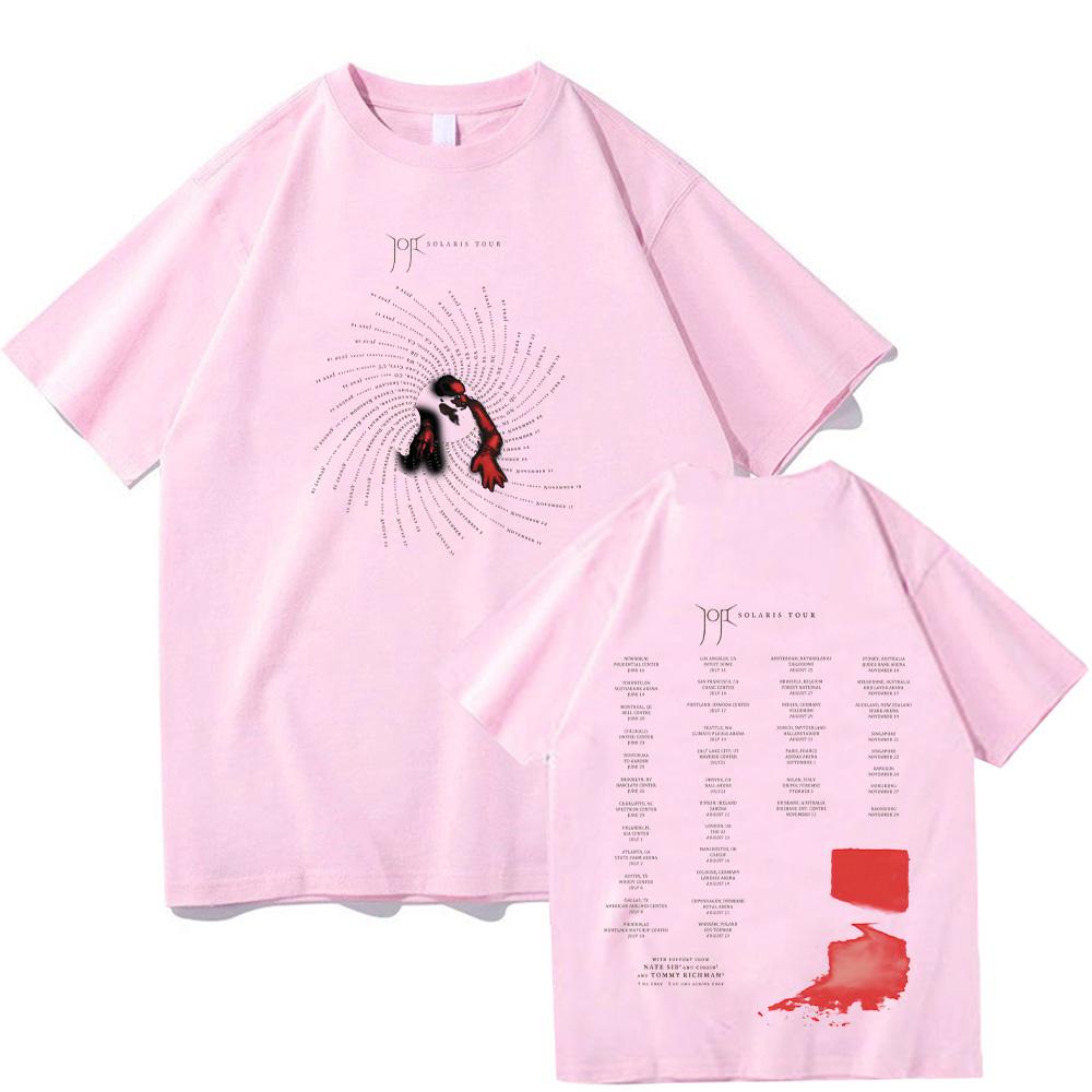 Joji Solaris Tour 2026 T-shirts Summer Short Sleeve New Design Clothing Women Men High Quality Cotton Oversized Tees Streetwear
