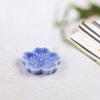 Cherry Blossom Ceramic Chopstick Rest Creative Flower Tableware Holder Ideal Gift for Housewarming Cooking Lovers