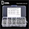 800PCS M2 KA Carbon Steel Phillips Flat Head Self-Tapping Screw Set
