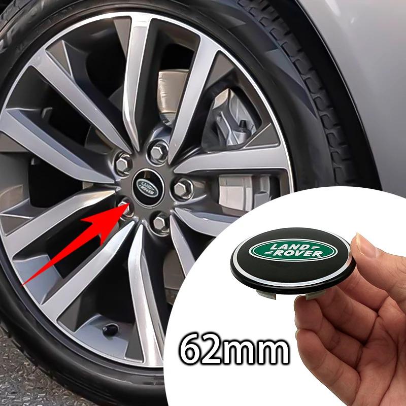 ABS 62mm Car Wheel Center Hub Caps Cove For Land Rover Range Rover Discovery 4 Freelander 2 Velar Defender L322 Evoque L405 SVR
