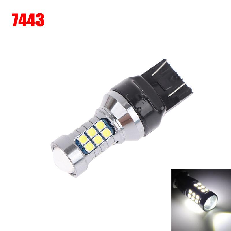1Pcs T20 LED 7440 7443 Led WY21W W21W Led Bulbs Car LED Bulbs Signal Lamp T20 27SMD 3030 Backup Brake Reverse Parking Lamp Bulbs 7