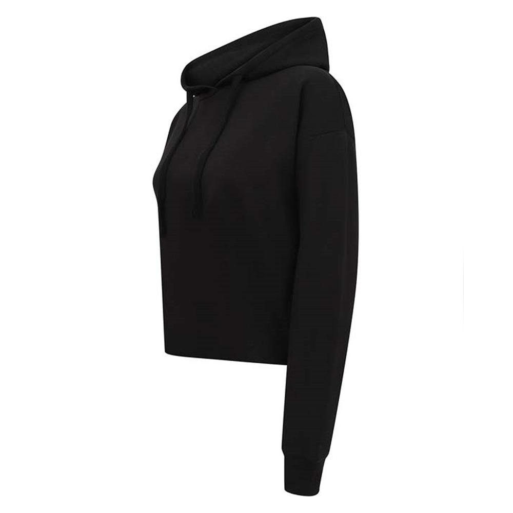 SF Women Womens/Ladies Slounge Cropped Hoodie