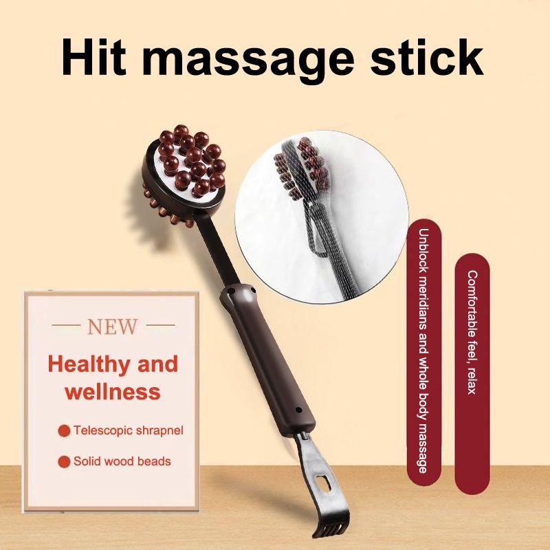 1PCS 3-in-1 Stress Relief Massager – Multi-Function Hammer Tool for Body Massage, Knocking, and Scratching