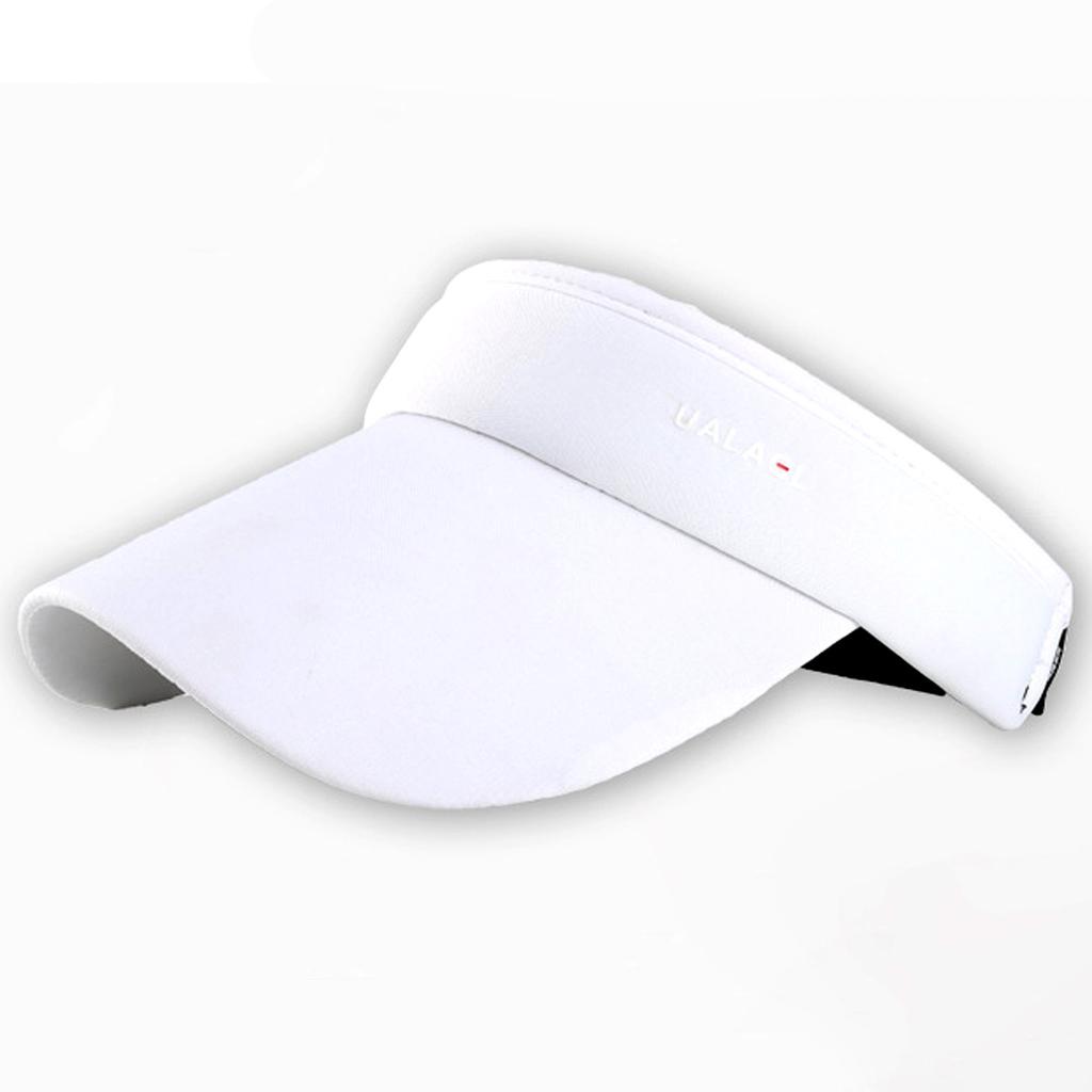 Cooling Stretchy Visor Ice Silk Long Brim Empty Top Hat Summer UV Protection Men Sun Hats Cycling Running Sports Golf Visor Cap