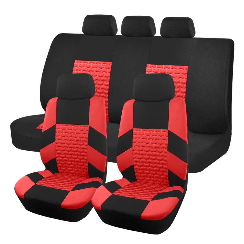 Fashion Universal Full Set Car Seat Covers Auto Seat Decoration Rear Front Auto Seat Cover Car Cushion Protector Case Cover